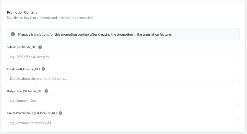 Promotion Design toggle and preview 2